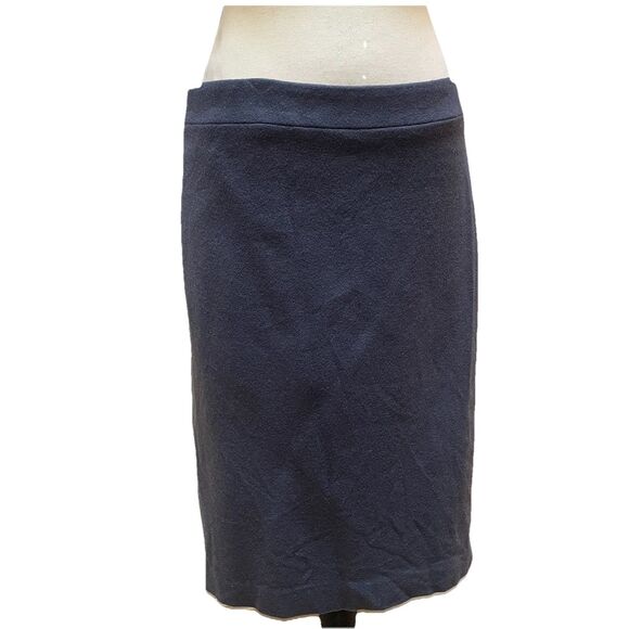 J.CREW Dresses & Skirts - J Crew The Pencil Skirt 8 Charcoal Gray Lined Wool Blend Work Office Minimalist